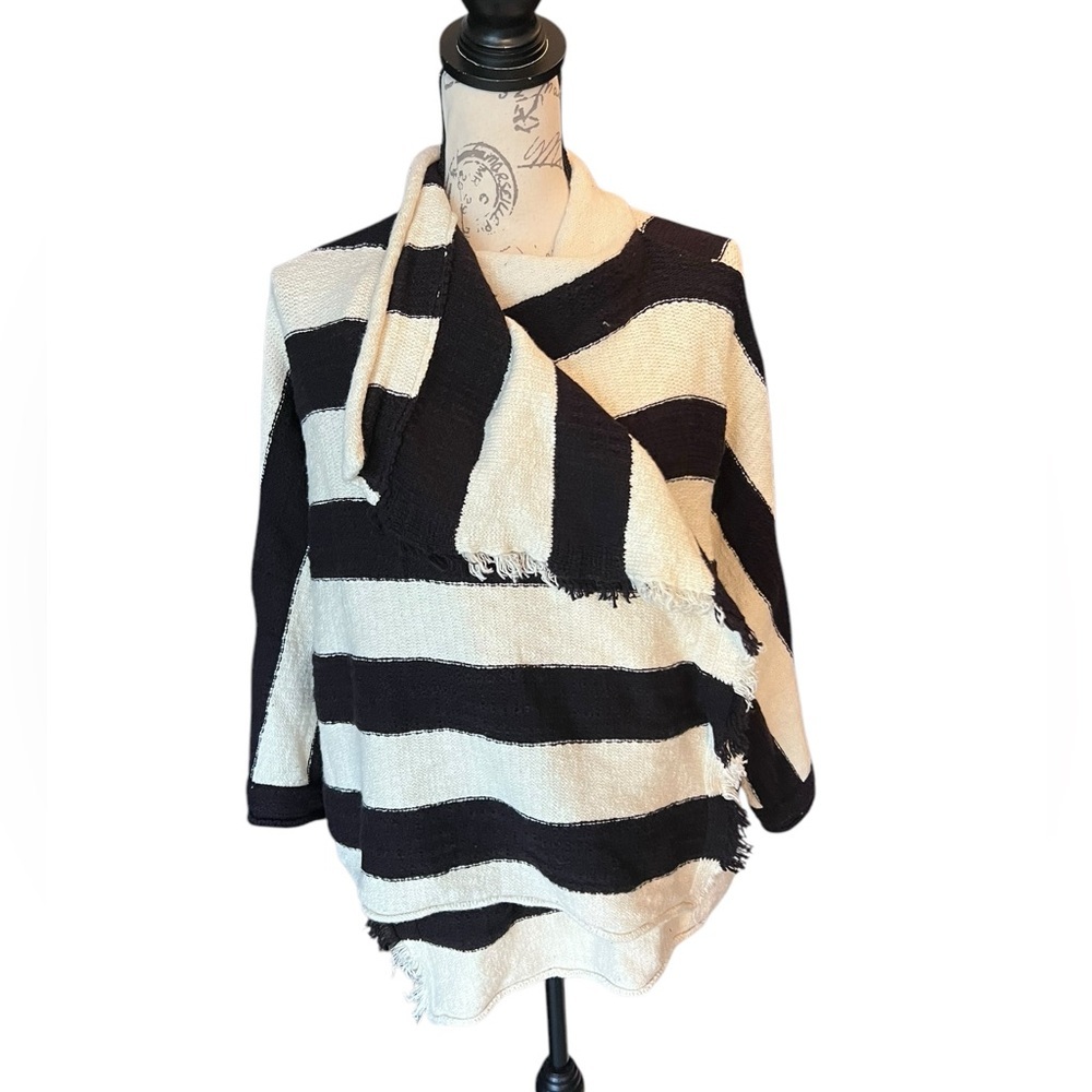Anthropologie (Moth)Fringed and Striped Cardigan - Picture 5 of 10